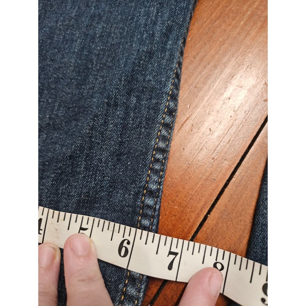 Levi's 510 Skinny Jeans Men's 32x34 Dark Wash Faded Distressed Denim - Picture 2 of 9
